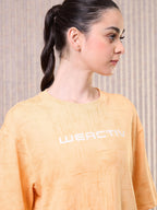 Technosport Women Boxy Fit TShirt (Double Cool) - WR150 - PUMPKIN