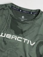 Technosport Women Boxy Fit TShirt (Double Cool) - WR150 - TREKKING GREEN