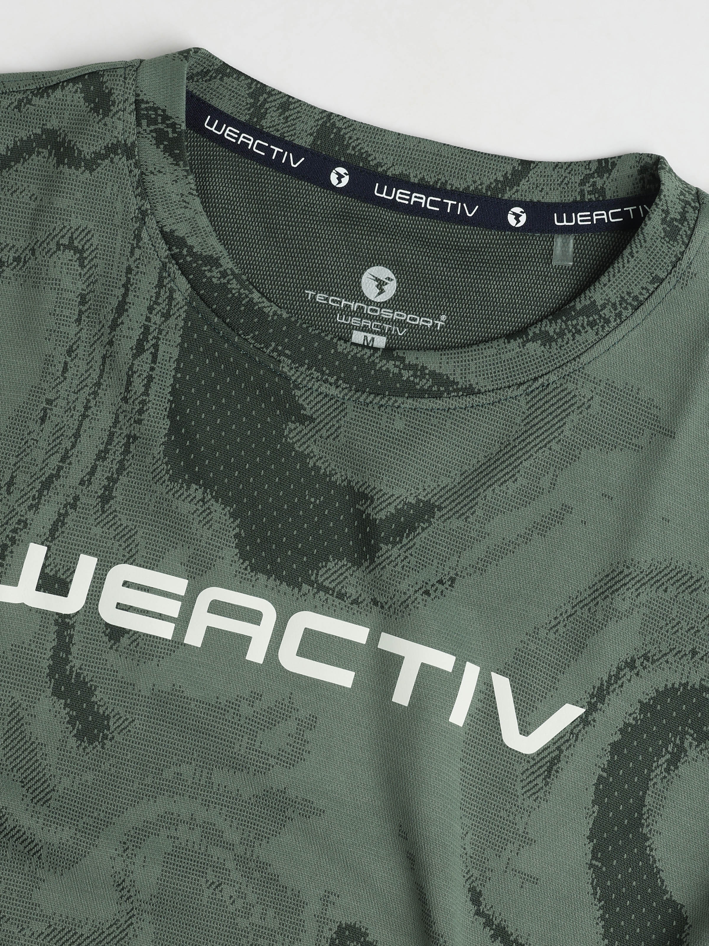 Technosport Women Boxy Fit TShirt (Double Cool) - WR150 - TREKKING GREEN