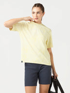 Technosport Women Boxy Fit TShirt (Double Cool) - WR150 - YELLOW B