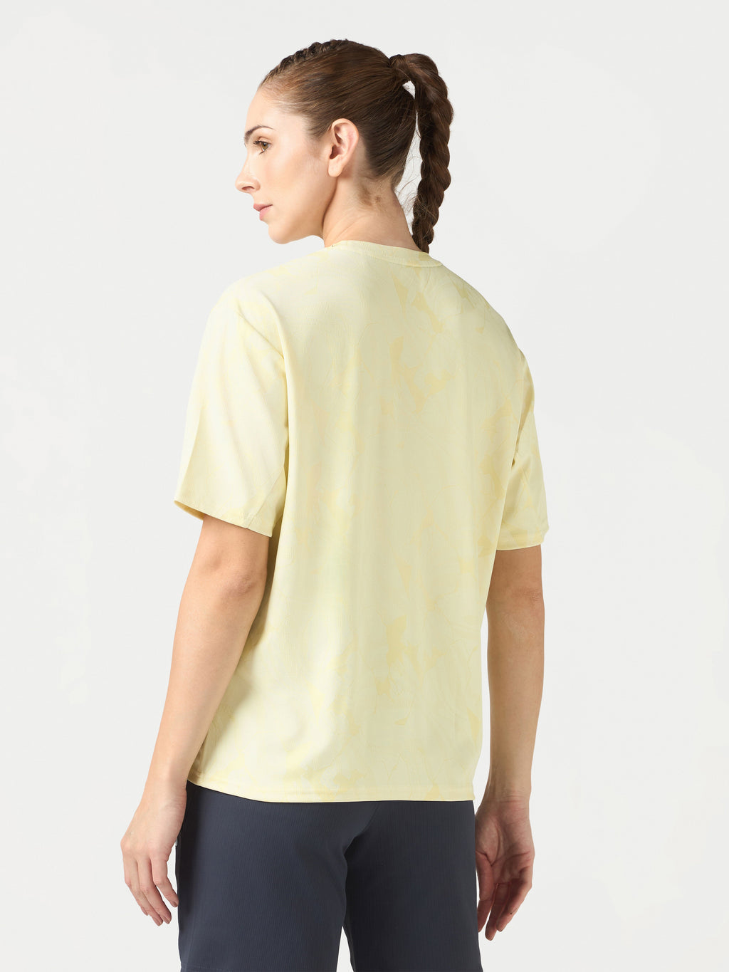 Technosport Women Boxy Fit TShirt (Double Cool) - WR150 - YELLOW B
