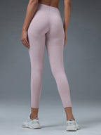 Technosport Women Solid Slim Fit Tights (Elasto Light) - WR75 - DUSTY PINK